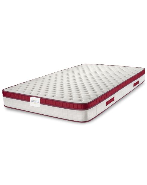 Ensemble matelas & sommier Famoso rouge/blanc - 90x200 cm