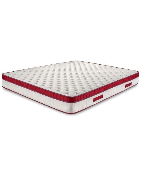 Ensemble matelas & sommier Famoso rouge/blanc - 140x190 cm