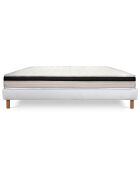 Ensemble matelas & sommier Magnifico blanc/noir - 90x190 cm