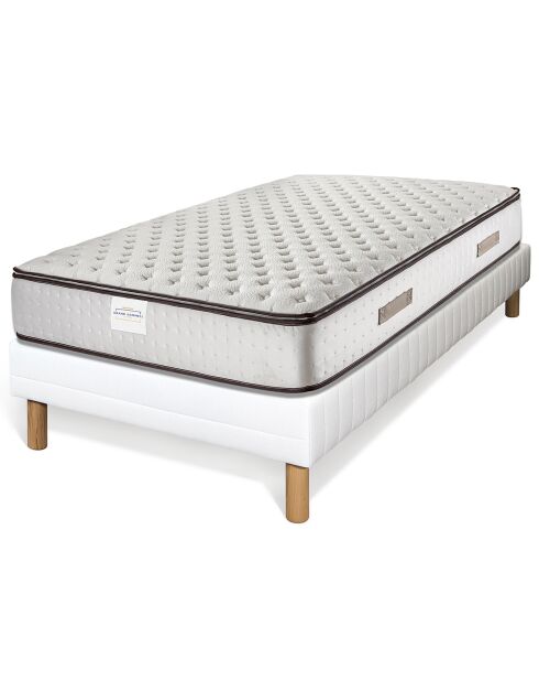 Matelas Paradisio blanc/marron - 90x190 cm