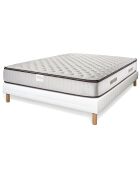 Ensemble matelas & sommier Paradisio blanc/marron - 160x200 cm