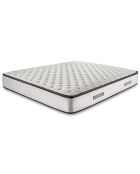 Ensemble matelas & 2 sommiers Paradisio blanc/marron - 2x90x200 cm
