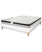 Matelas Magnifico blanc/noir - 160x200 cm