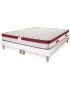 Matelas Famoso rouge/blanc - 180x200 cm
