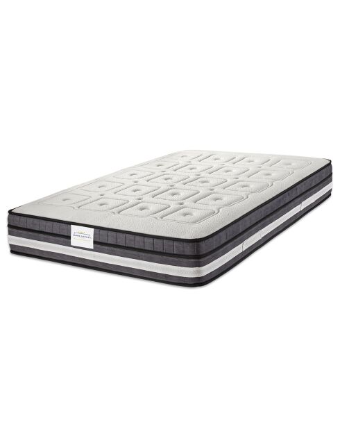 Ensemble matelas & sommier Prezioso blanc/gris - 80x200 cm