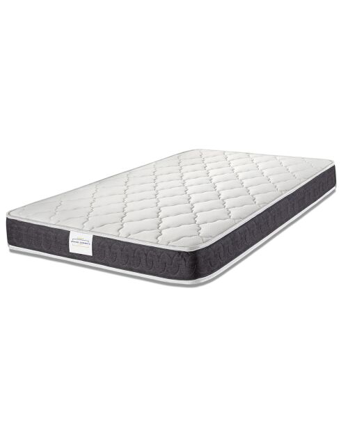 Ensemble matelas & sommier Prima blanc/gris - 90x190 cm