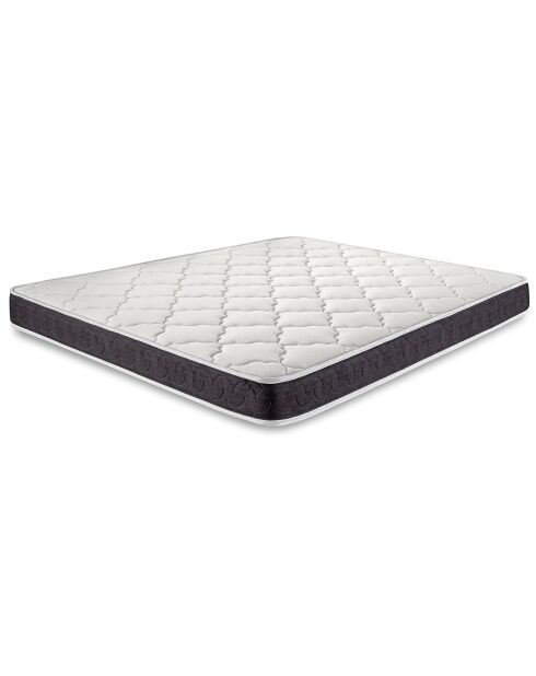 Ensemble matelas & 2 sommiers Prima blanc/gris - 2x90x200 cm