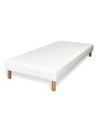Ensemble matelas & sommier Magnifico blanc/noir - 80x200 cm
