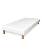 Ensemble matelas & sommier Magnifico blanc/noir - 90x190 cm