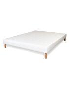 Ensemble matelas & sommier Magnifico blanc/noir - 160x200 cm