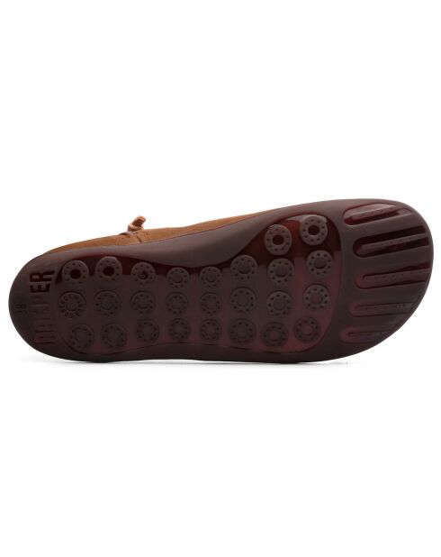 Sneakers en Cuir Peu marron