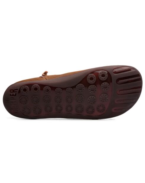 Sneakers en Cuir Peu marron