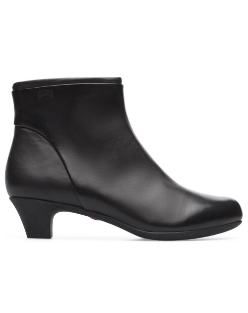 Bottines en Cuir Helena noires