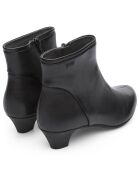 Bottines en Cuir Helena noires