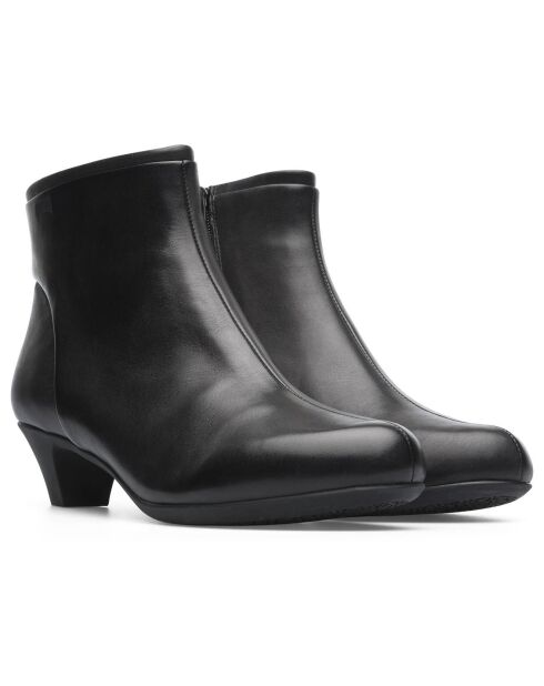 Bottines en Cuir Helena noires