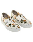 Slip-On Jungle weiß/grün