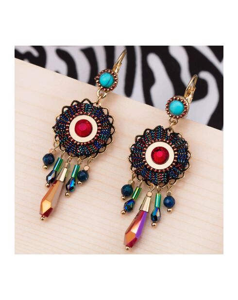 Boucles d'Oreilles Meola multicolore