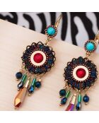 Boucles d'Oreilles Meola multicolore