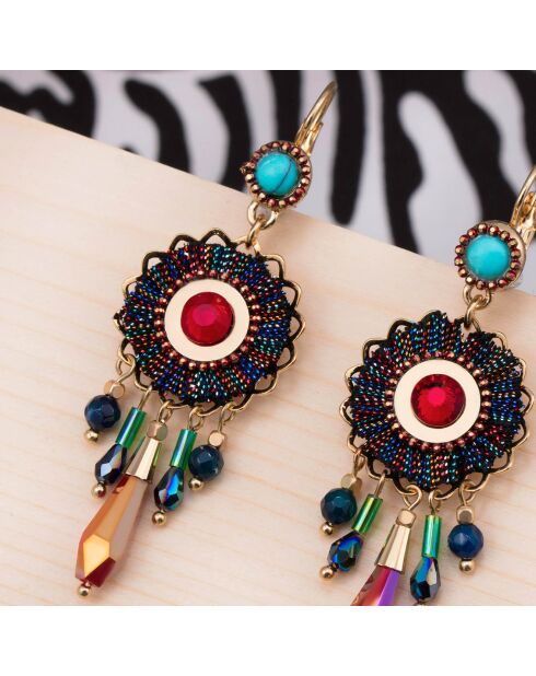 Boucles d'Oreilles Meola multicolore