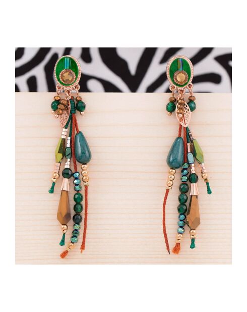 Pendientes Emerald Tanka