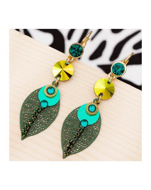 Boucles d'Oreilles La Selva vertes