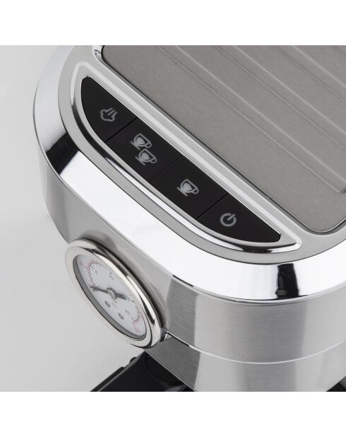 Espressomaschine 1.1L grau - 1350W