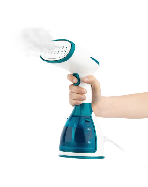 Weiß/blauer Dampfgarer für Kleidung - 1500W