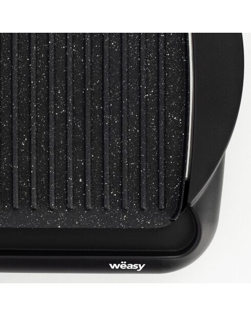 Plancha effet pierre noire - 2000W