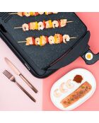 Bakplaat met zwart steeneffect - 2000W