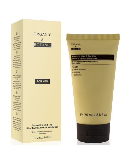 Crème Hydratante et Revivifiante Jour & Nuit - pour Homme 75 ml