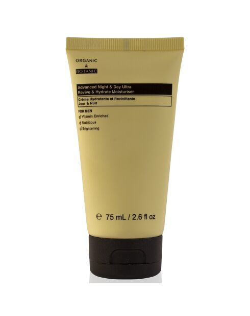 Crème Hydratante et Revivifiante Jour & Nuit - pour Homme 75 ml