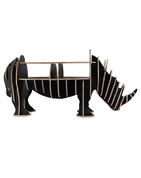 Puzzle 3D en bois Mobile rhinocéros bois - 55x112x40 cm