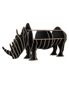 Puzzle 3D en bois Mobile rhinocéros bois - 55x112x40 cm