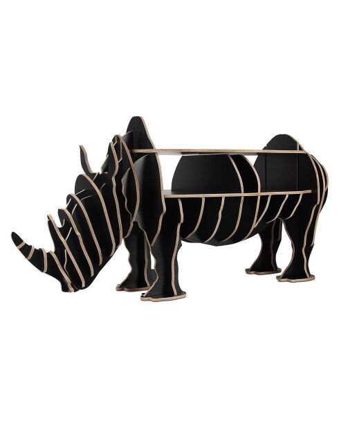 Puzzle 3D en bois Mobile rhinocéros bois - 55x112x40 cm