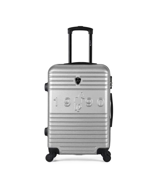 Valise Cabine 4 roues simples Fred-A 50 cm grise