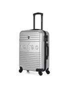 Valise Cabine 4 roues simples Fred-A 50 cm grise