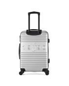 Valise Cabine 4 roues simples Fred-A 50 cm grise