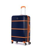 Valise Cabine 4 roues doubles Walter 55 cm marine