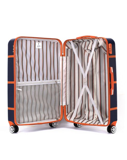 Valise Cabine 4 roues doubles Walter 55 cm marine