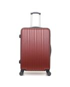 Valise Moyen Séjour 4 roues doubles Rila-A 60 cm bordeaux