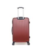 Valise Moyen Séjour 4 roues doubles Rila-A 60 cm bordeaux