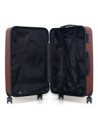 Valise Moyen Séjour 4 roues doubles Rila-A 60 cm bordeaux