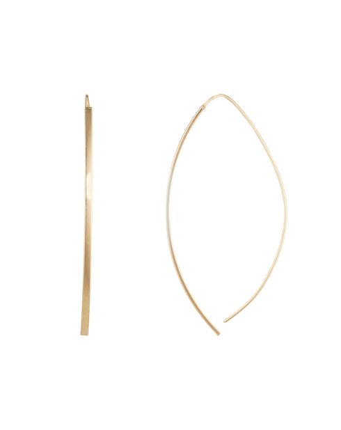 Boucles d'oreilles Créoles Edna or jaune