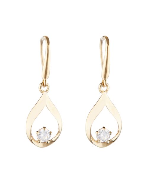 Boucles d'oreilles Goutte Précieuse or jaune