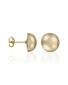 Boucles d'oreilles Puces dorées or jaune