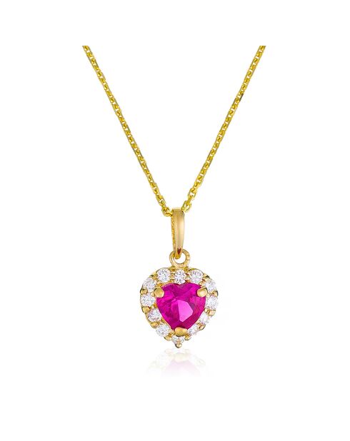 Pendentif Embrasé or jaune