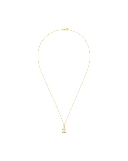 Ciondolo e catena Angelina in oro giallo