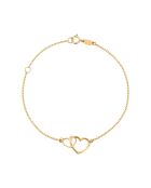Bracelet Duo d'amour or jaune