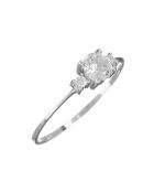 Anillo Intuition de oro blanco