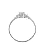 Anillo Intuition de oro blanco
